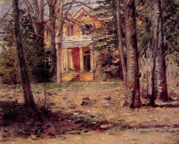 Theodore Robinson Painting - House in Virginia Theodore Robinson